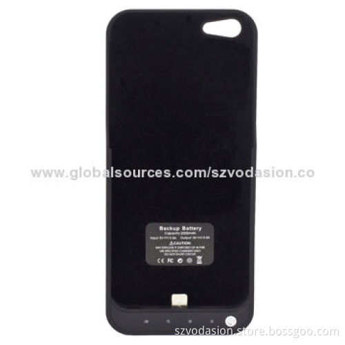 2014 New Arrival Backup battery for iPhone 5 ,true capacity 2,000mAh